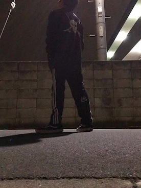 「STUSSY（ステューシー）のアイテム（その他アウター）」を使った、ナカノウチさん（メンズ・170cm）の夏コーディネート