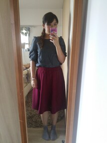 w closet | チェック肩フリルシャツ(シャツ/ブラウス)