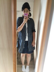 しまむら | 黒ニットキャップ(ニットキャップ/ビーニー)