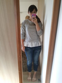 しまむら | ペプラムスウェット(スウェット)