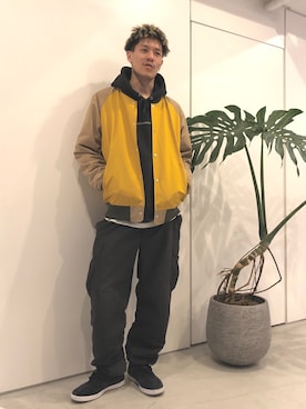 「Herschel Supply（ハーシェルサプライ）のアイテム（ジャケット/アウター）」を使った、Herschel Supply Menさん（メンズ・170cm）の春コーディネート
