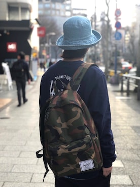 Herschel Supply Menさんの（Herschel Supply | ハーシェルサプライ）を使ったコーディネート