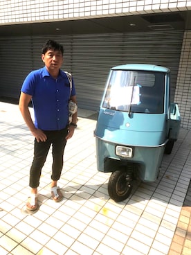 「原宿」｜「アイテム（アナログ腕時計）」を使った、だいじゅさん（メンズ・173cm）の夏コーディネート