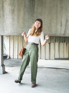 恬さん(レディース・162cm)の夏コーディネート