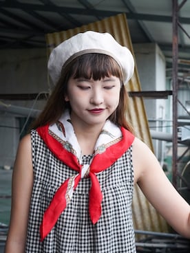 恬さん（レディース・162cm）の秋コーディネート