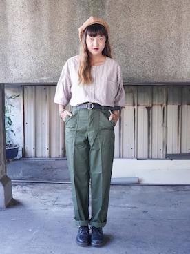 恬さん（レディース・162cm）の秋コーディネート