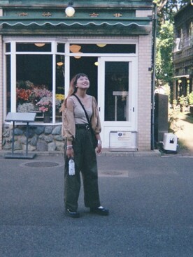 恬さん（レディース・162cm）の秋コーディネート