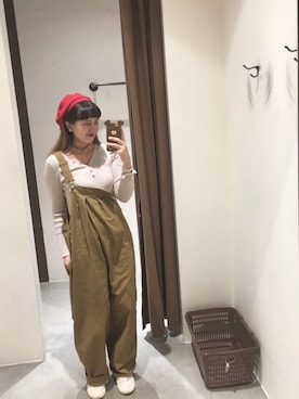 恬さん（レディース・162cm）の冬コーディネート