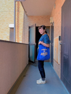 「丹寧」｜恬さん（レディース・162cm）の春コーディネート