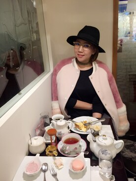 「アイテム（ステンカラーコート、ピンク系）」を使った、ladylanlanさん（レディース・165cm）の冬コーディネート