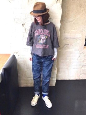 kankanさん(レディース・151cm)の春コーディネート