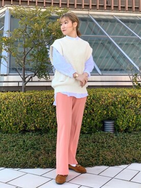 蓮さん（レディース・160cm）の冬コーディネート