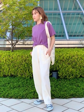 蓮さん（レディース・160cm）の春コーディネート