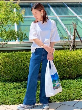 蓮さん（レディース・160cm）の夏コーディネート