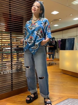 「らふこーで」｜「アイテム（財布/小物）」を使った、🦋Rily🦋さん（レディース・162cm）の夏コーディネート