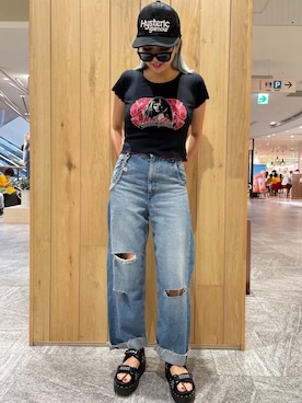 「90'sコーデ」｜「アイテム（財布/小物）」を使った、🦋Rily🦋さん（レディース・162cm）の夏コーディネート
