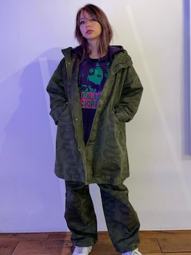 「みりたりー」｜「アイテム（その他アウター）」を使った、🦋Rily🦋さん（レディース・162cm）の冬コーディネート
