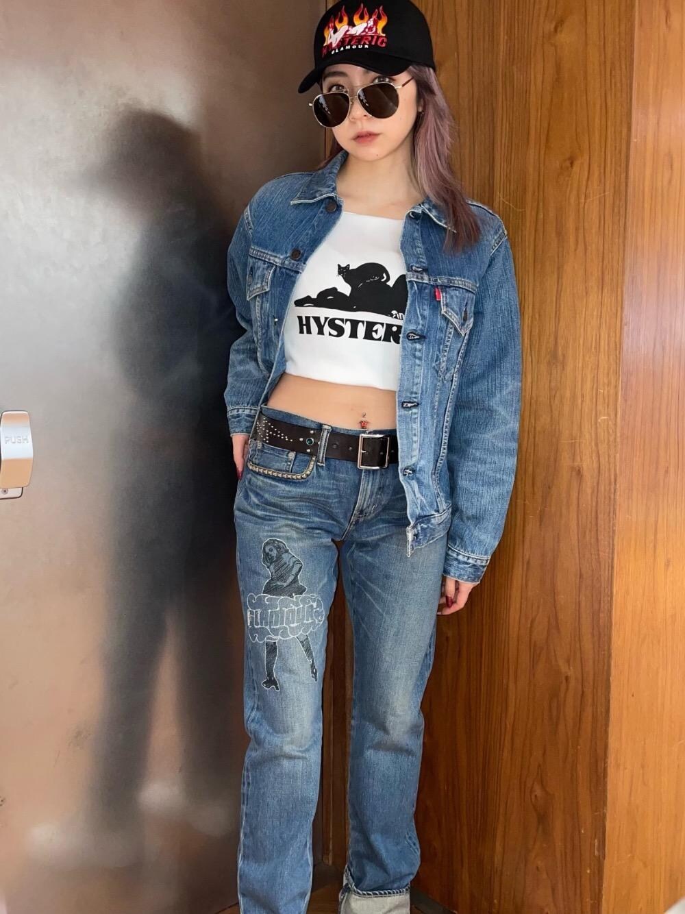 ヒステリックグラマー　RAWHIDEスタッズベルト HYSTERIC GLAMOUR（ヒステリックグラマー）の「RAWHIDE