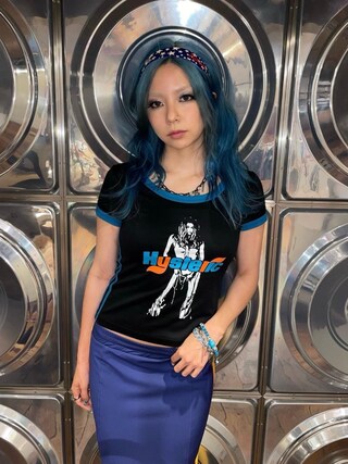 HYSTERIC GLAMOUR FEATHER BABE チビTシャツ HYSTERIC GLAMOUR（ヒステリックグラマー）の「FEATHER BABE