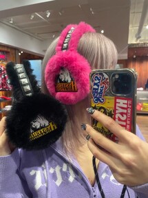 HYSTERIC GLAMOUR 耳あて　イヤーマフ ヒステリックグラマーイヤーマフホワイト完売品（値下げしました