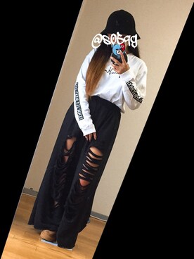 「Gimme Five（ギミーファイブ）のアイテム（トップス）」を使った、s.さん（レディース・156cm）の秋コーディネート