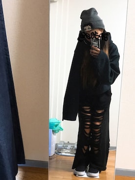 「NIKE（ナイキ）のアイテム（スリッポン）」を使った、s.さん（レディース・156cm）の秋コーディネート