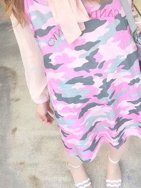 「夢展望（ユメテンボウ）のアイテム」を使った、モノズキ杉さん（レディース・154cm）の夏コーディネート