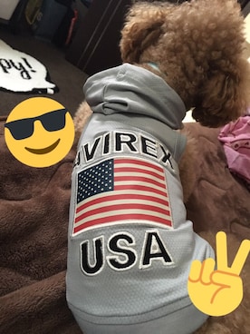 「AVIREX（アヴィレックス）のアイテム（その他）」を使った、Yu____94さん（レディース・153cm）の春コーディネート