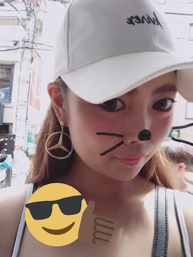 「アイテム（ピアス（両耳用））」を使った、Yu____94さん（レディース・155cm・20代）の夏コーディネート