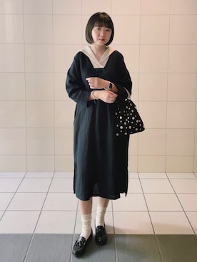 「PAR ICI（パーリッシィ）のアイテム（ワンピース）」を使った、リスさん（レディース・163cm）の春コーディネート