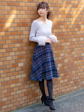 「Rewde（ルゥデ）のアイテム」を使った、Rewde Staffさん（レディース・154cm）の秋コーディネート