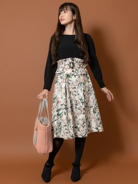 「Rewde（ルゥデ）のアイテム」を使った、Rewde Staffさん（レディース・163cm）の秋コーディネート