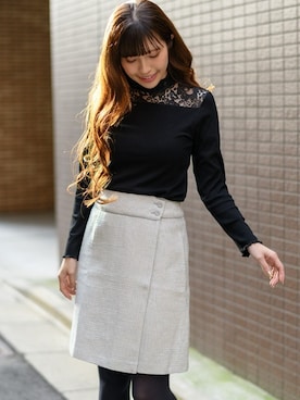 Rewde Staffさん（レディース・163cm）の冬コーディネート