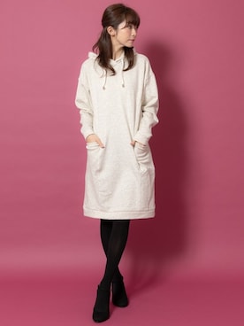 「Rewde（ルゥデ）のアイテム」を使った、Rewde Staffさん（レディース・154cm）の冬コーディネート