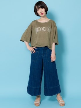「shop DADA（ショップダダ）のアイテム」を使った、Rewde Staffさん（レディース・163cm）の春コーディネート