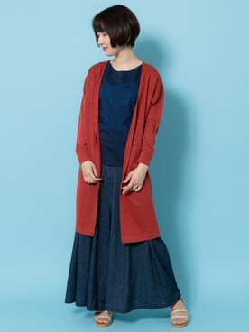 「shop DADA（ショップダダ）のアイテム」を使った、Rewde Staffさん（レディース・163cm）の夏コーディネート