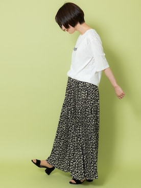 「shop DADA（ショップダダ）のアイテム」を使った、Rewde Staffさん（レディース・163cm）の夏コーディネート