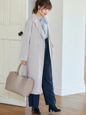 「Rewde（ルゥデ）のアイテム（ブーツ）」を使った、Rewde Staffさん（レディース・164cm）の秋コーディネート