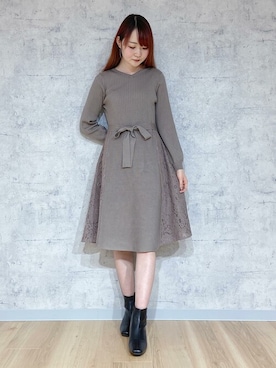 Rewde Staffさん（レディース・164cm）の冬コーディネート