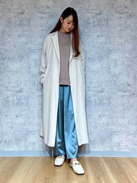 「Rewde（ルゥデ）のアイテム（その他アウター）」を使った、Rewde Staffさん（レディース・164cm）の春コーディネート