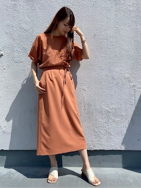 「Rewde（ルゥデ）のアイテム」を使った、Rewde Staffさん（レディース・164cm）の春コーディネート