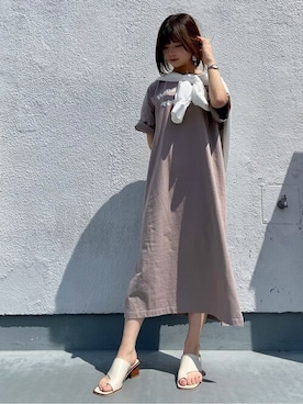 「Rewde（ルゥデ）のアイテム」を使った、Rewde Staffさん（レディース・159cm）の春コーディネート