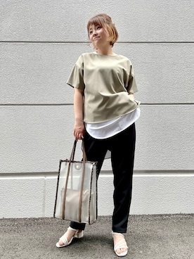 「Rewde（ルゥデ）のアイテム」を使った、Rewde Staffさん（レディース・149cm）の春コーディネート