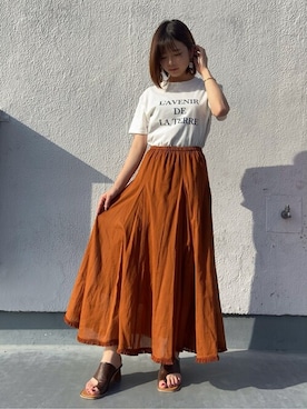 「Rewde（ルゥデ）のアイテム」を使った、Rewde Staffさん（レディース・159cm）の春コーディネート