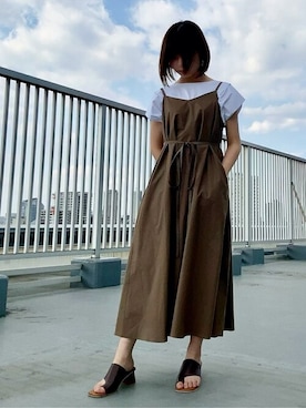 「Rewde（ルゥデ）のアイテム」を使った、Rewde Staffさん（レディース・159cm）の春コーディネート