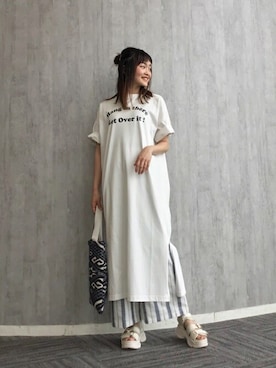 「Rewde（ルゥデ）のアイテム」を使った、Rewde Staffさん（レディース・161cm）の春コーディネート