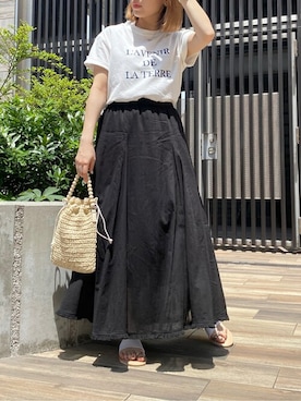 「Rewde（ルゥデ）のアイテム」を使った、Rewde Staffさん（レディース・154cm）の春コーディネート