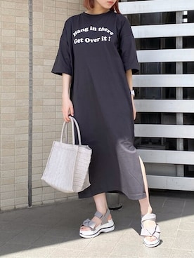 「Rewde（ルゥデ）のアイテム」を使った、Rewde Staffさん（レディース・154cm）の春コーディネート