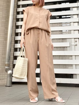 「Rewde（ルゥデ）のアイテム」を使った、Rewde Staffさん（レディース・154cm）の春コーディネート