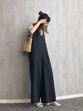 「Rewde（ルゥデ）のアイテム」を使った、Rewde Staffさん（レディース・161cm）の夏コーディネート
